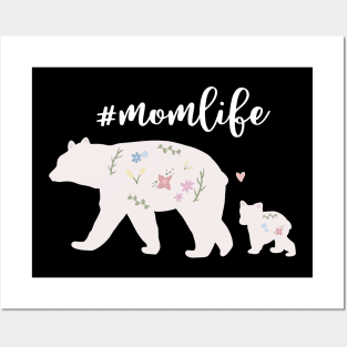 Mama bear with cub, Mom Life, Love Mothers Posters and Art